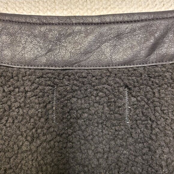 Women's Bonded Vegan leather Vest sherpa NWT Size XL Honor the Gift - Picture 13 of 15